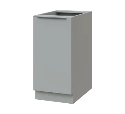 SIS - 4D spodní skříňka, 1-dveřová, levá, 870x400x600, šedá